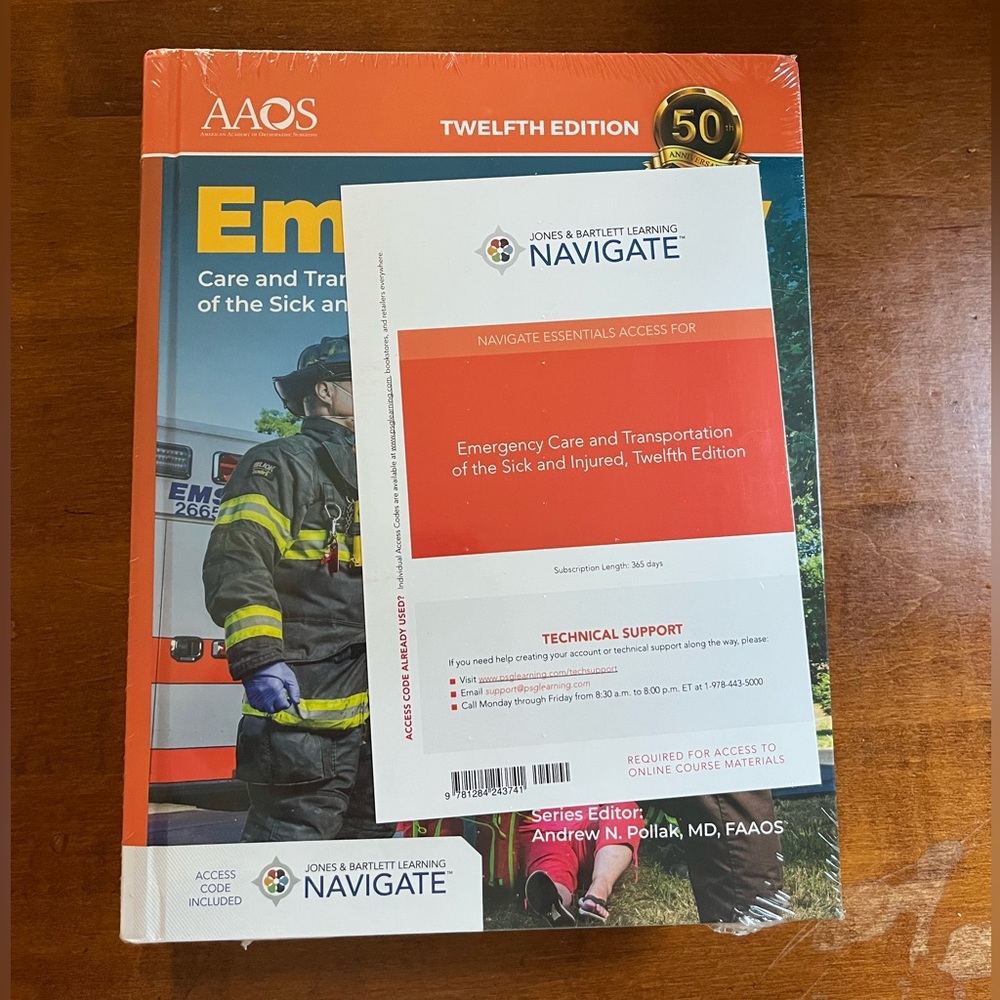 BRAND NEW Emergency Care and Transportation of the Sick and Injured Textbook